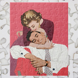 Vintage Kärlek och Romantik, Newlyweds i Rosa Pussel