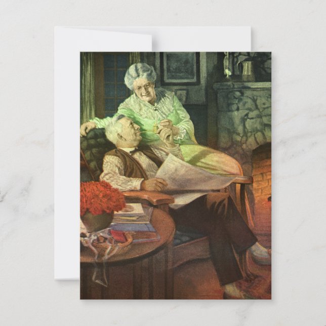 Vintage Kärlek och Romantik; Romantiska morföräldr (Framsida)