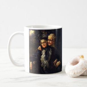 Vintage Kärlek och Romantik, romsk Victoriansk kon Kaffemugg