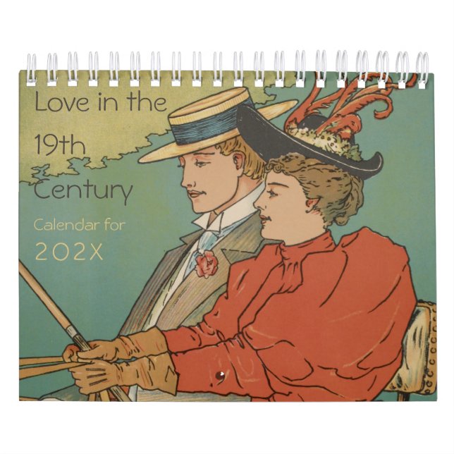 Vintage Kärlek på 1800-talet Newlyweds Kalender (Omslag)