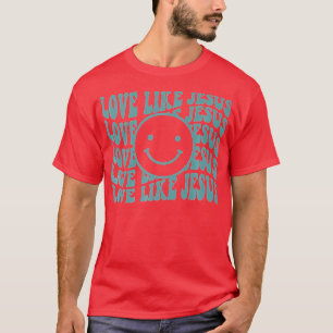 Vintage Kärlek som Jesus Religiösa Ch T Shirt