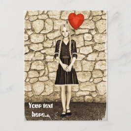 Vintage Kärlek Vykort