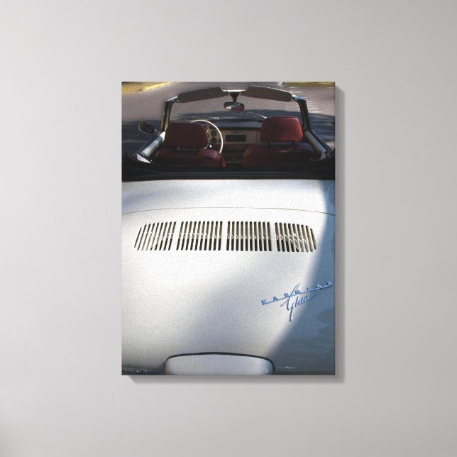 Vintage Karmann Ghia Photo Wrapped Canvas (Framsida)