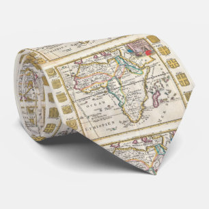 Vintage Karta i Afrika (1710) Slips