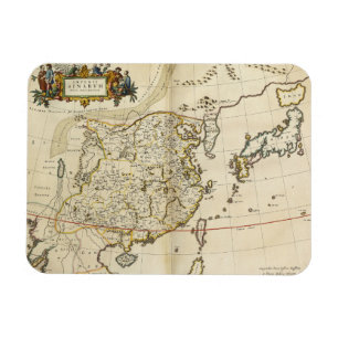 VINTAGE KARTA i CHINAN 1662 Magnet