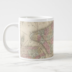 Vintage Karta i New York City Jumbo Mugg