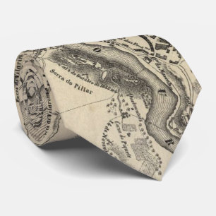 Vintage Karta i Porto Portugal (1835) Slips