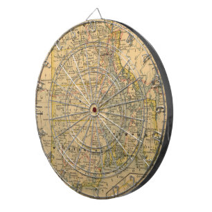Vintage Karta i Rhode island (1875) Darttavla
