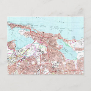 Vintage Karta i San Juan Puerto Rico (1969) Vykort