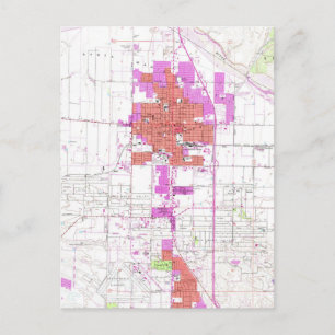 Vintage Karta i Santa Maria California (1959) Vykort