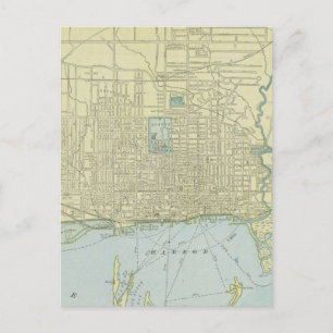 Vintage Karta i Toronto (1901) Vykort