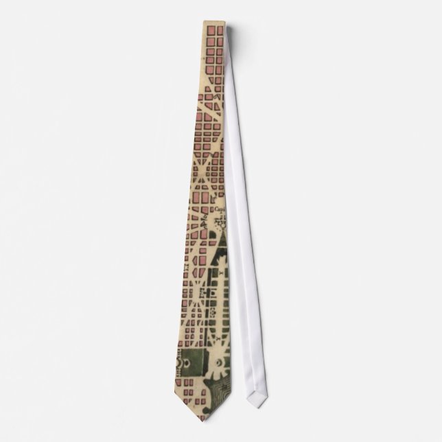Vintage Karta i Washington D.C. (1793) Slips (Framsida)