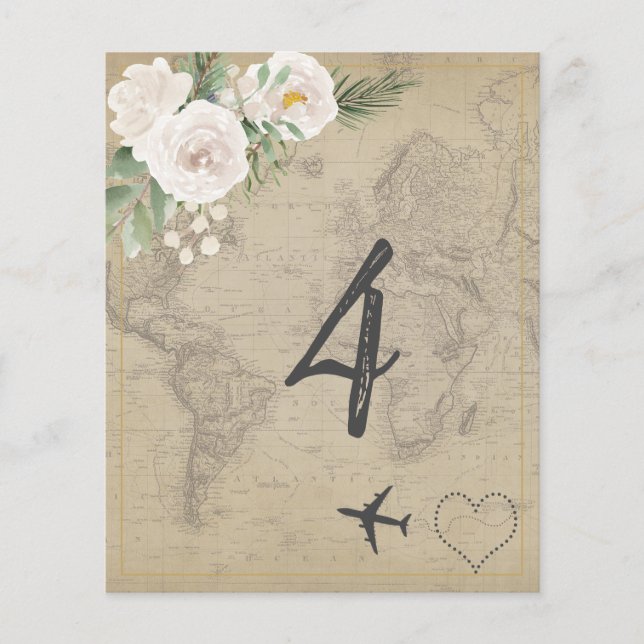 Vintage Karta Möhippa Game Number 4 (Framsida)