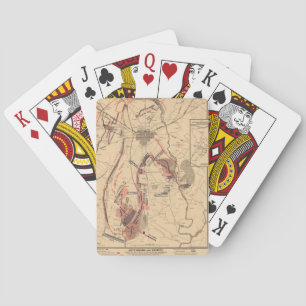 Vintage Karta of Gettysburg and Vicinity, juli 186 Casinokort