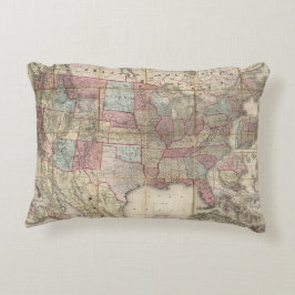 Vintage Karta Prydnadskudde