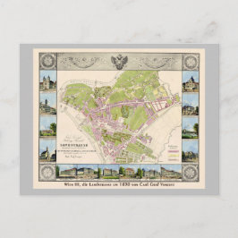 Vintage Karte Österreich Wien | Landstrasse1830 Vykort