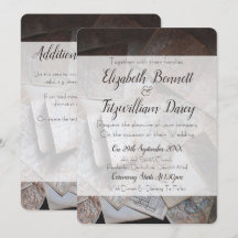 Vintage Kartor bröllopsinbjudan