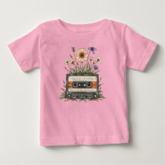 Vintage kassettband Wildflowers Cottagecore T Shirt