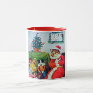 Vintage Kat-jul, Louis Wain Mugg