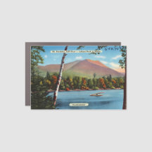 Vintage Katahdin-vykort