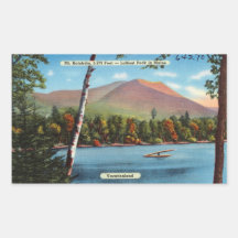 Vintage Katahdin-vykort