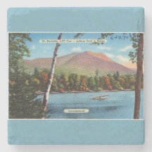 Vintage Katahdin-vykort