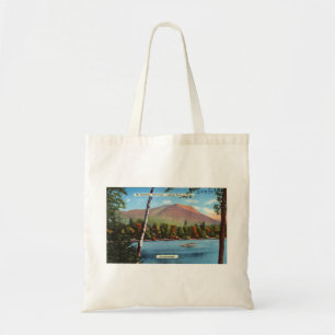 Vintage Katahdin-vykort Tygkasse