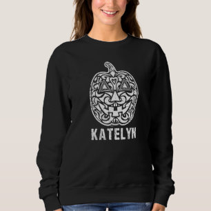 Vintage Katelyn Halloween Socker Skalle T Shirt