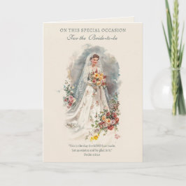 Vintage katolskt bröllopsdusch Floral Kors Rosenkr Kort