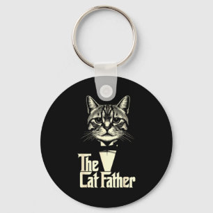 Vintage katt far pappa liv katt pappa glad farsdag nyckelring