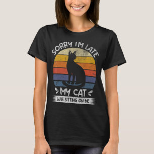 Vintage Katt För manar kvinnor Katt Kitten Kattdju T Shirt