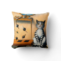 VINTAGE KATT KONST | WHIMSICAL KATT ÄLskare