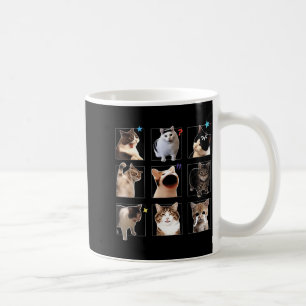 Vintage Katt Meme Roliga Katter Män Kvinnor Barn Kaffemugg