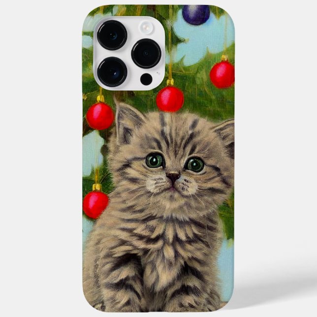 Vintage Katt och Julgran (Baksida)