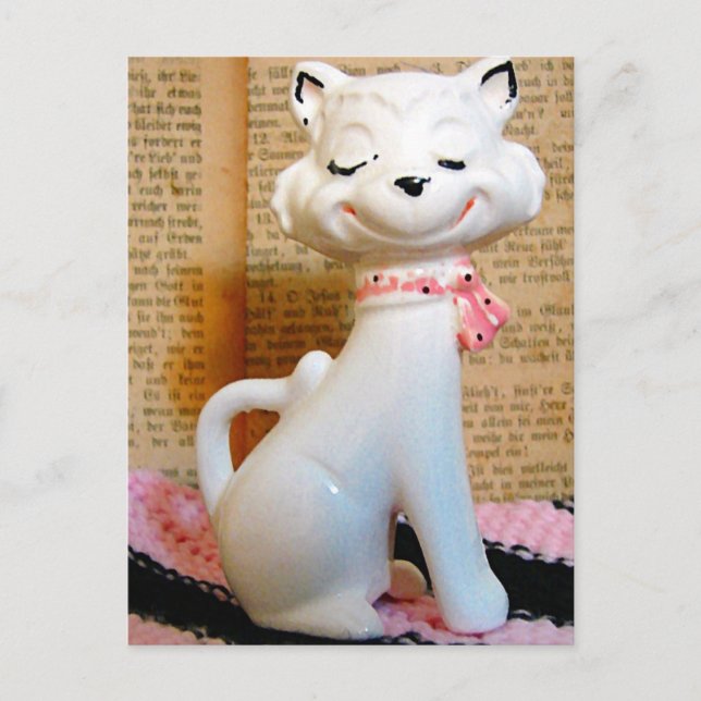 Vintage Katt Vykort (Framsida)
