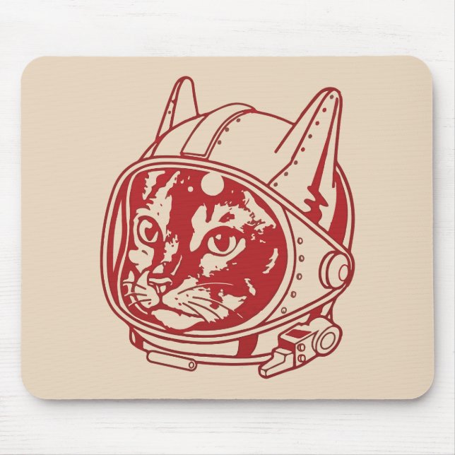 Vintage kattastronaut     musmatta (Framsidan)
