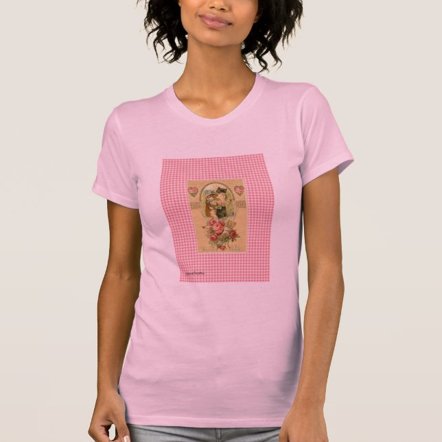 Vintage katter t-shirt (Framsida)