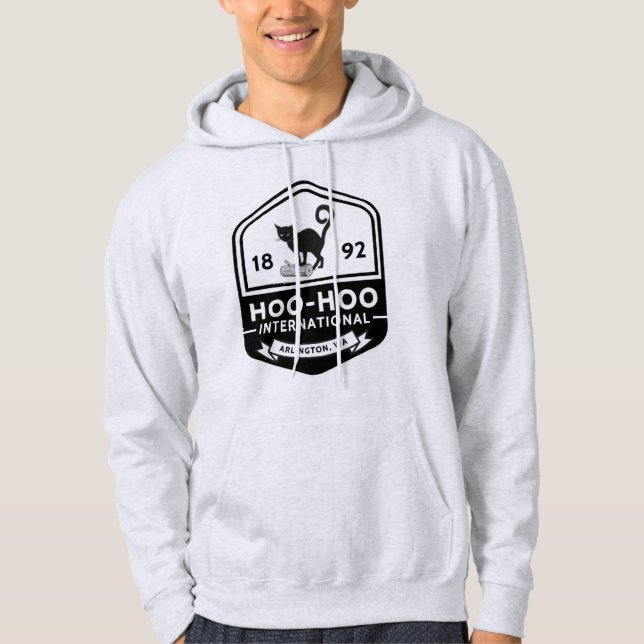Vintage kattlogotyp - Arlington, WA Hoodie (Framsida)