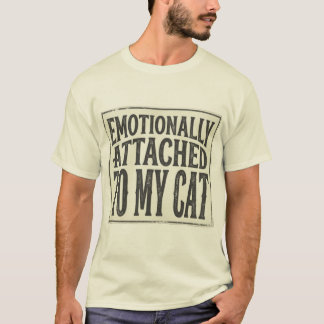 Vintage kattmamma-coaster - Känslomässigt bunden t Shirt