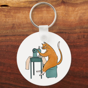 Vintage Kattsyta Nyckelring