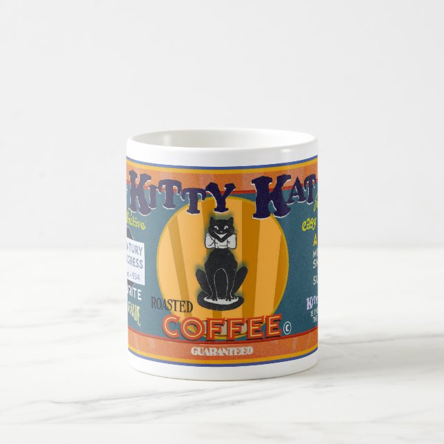 VINTAGE KATTUNGE KAT COFFEE BRAND KAFFEMUGG (Center)