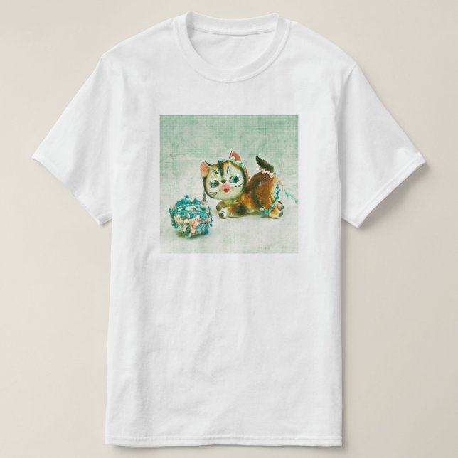 Vintage Kattunge Tee Shirt (Design framsida)