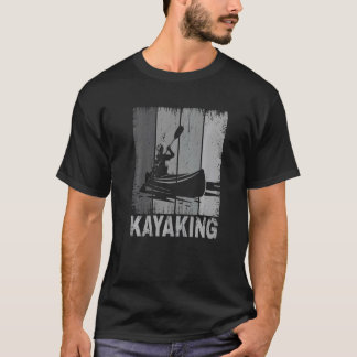 Vintage Kayaking För manar Women Kayak Kayaker 4 T Shirt