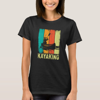 Vintage Kayaking For Men Women Kayak  Kayaker T Shirt