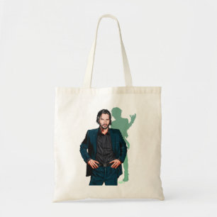 Vintage Keanu Art Reeves Fantastisk for Movie Fläk Tygkasse