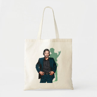 Vintage Keanu Art Reeves Fantastisk for Movie Fläk Tygkasse