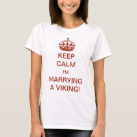 Vintage Keep Calm Jag Gifter Mig Med En Viking!
