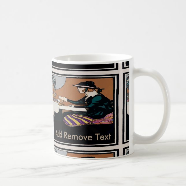 Vintage Kemisk tilläggstext Kaffemugg (Höger)