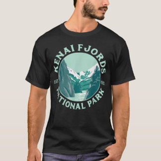 Vintage Kenai Fjords Nationalpark Alaska T Shirt