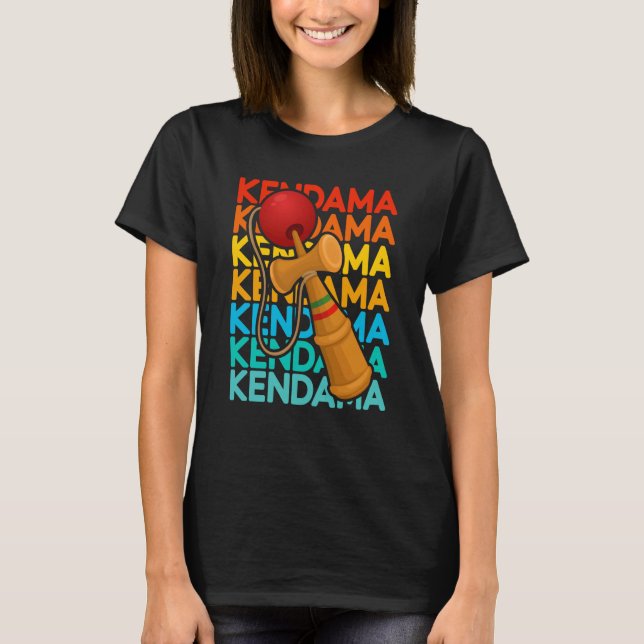 Vintage Kendama T Shirt (Framsida)